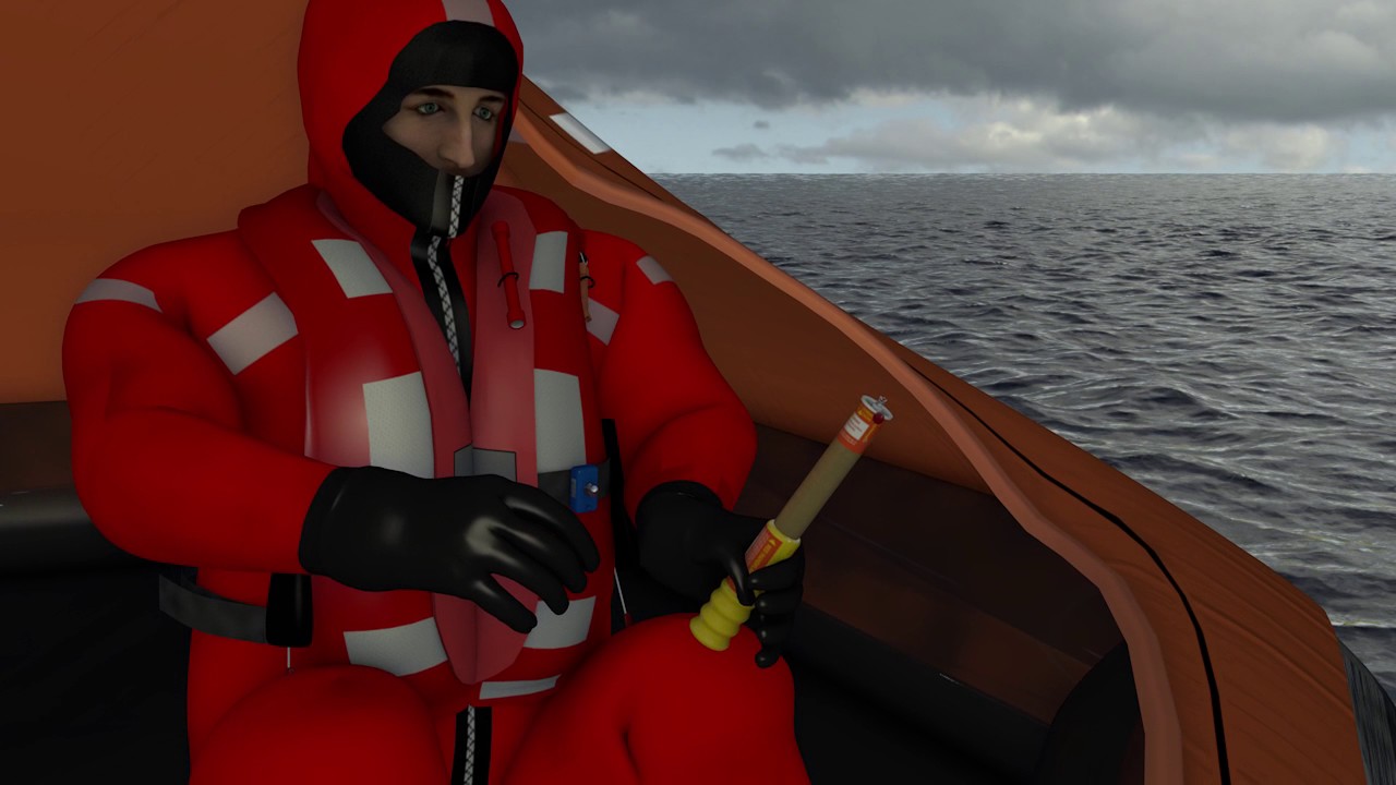 Pains Wessex Red Handflare Training Animation