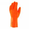 Orange Ruffy Cray Gloves