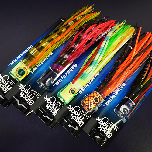 Lucky Dip Lure Pack - Black Magic Spread 180mm Skirts - Shop Now