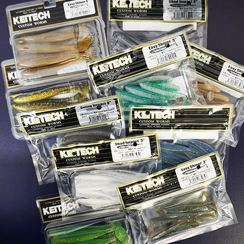 Keitech Soft Plastics - 10 Pack