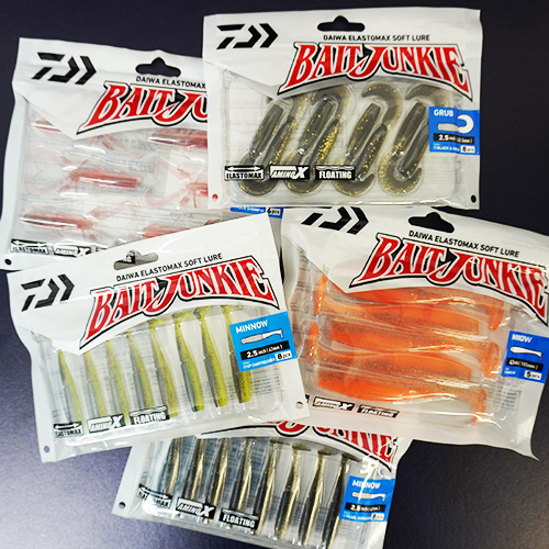 Daiwa Bait Junkie Soft Plastics - 5 Pack