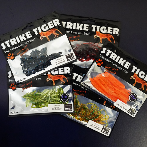 Strike Tiger Soft Plastics - 5 Pack