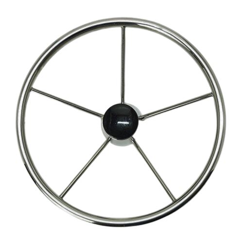 Steering Wheel - Stainless Steel Flat 16" (3/4" Taper)
