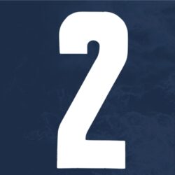 Registration Number 6" White