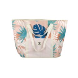 Good Vibes Co. Beach Tote - Blush Palm