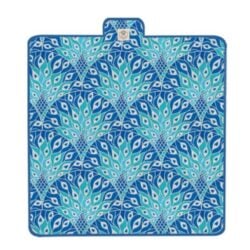 Good Vibes Co. Picnic Mat - Peacock Paradise