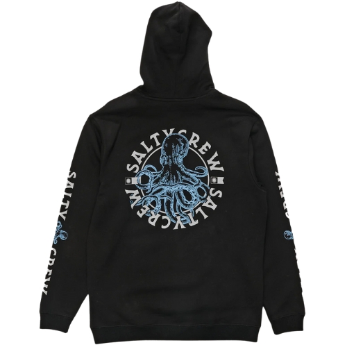 Salty Crew Tentacles Hood - Vintage Black