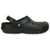 Crocs Fuzz Lined Clog - Black