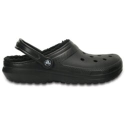 Crocs Fuzz Lined Clog - Black