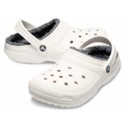 Crocs Fur Lined Kids Clog - White