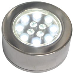 12V LED Dual Red and White Led Stainless Steel Light