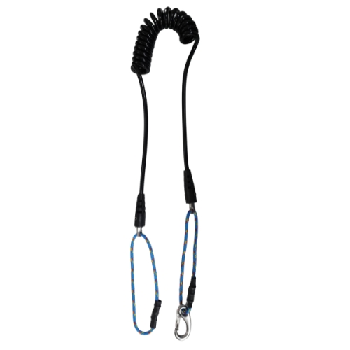 Coil Braided Rod Leash 1 Meter