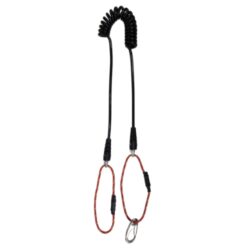 Coil Braided Rod Leash 1 Meter