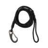 ROD LEASH 1.2M BRAIDED BLACK SOLID