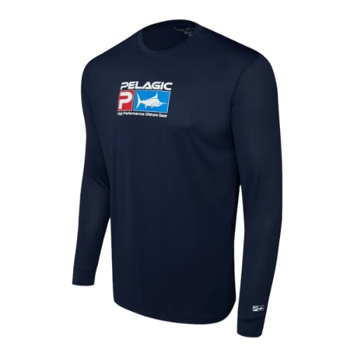 PELAGIC L/S AQUATEK DELUXE NAVY 3XL PELAGIC L/S AQUATEK DELUXE NAVY 3XL