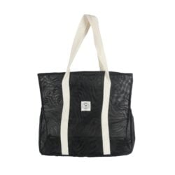 Good Vibes Co. Mesh Beach Bag - Black