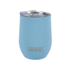 Good Vibes Co. Wine Tumbler - Bay Blue