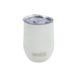 Good Vibes Co. Wine Tumbler - Ice White