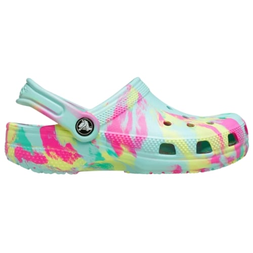 CROCS CLOG MARBLE AQUA KIDS 7 CROCS CLOG MARBLE AQUA KIDS 7